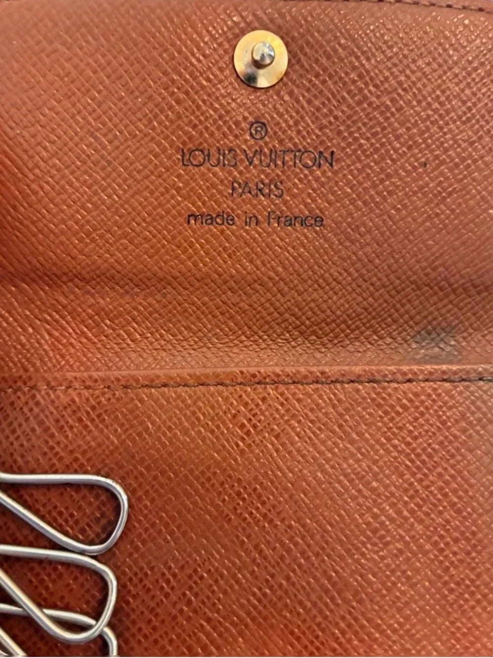 Vintage Louis Vuitton Monogram Coated Canvas Key Case - 1999